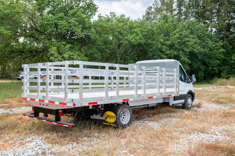 Stake body truck