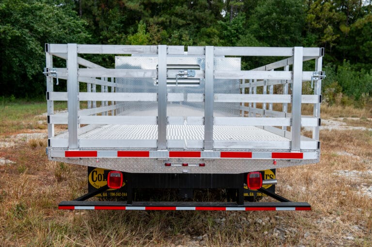 Stake body truck