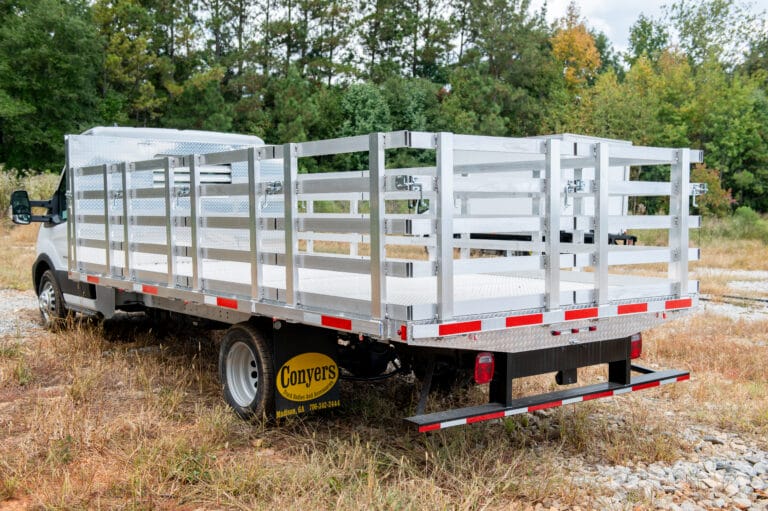 Stake body truck