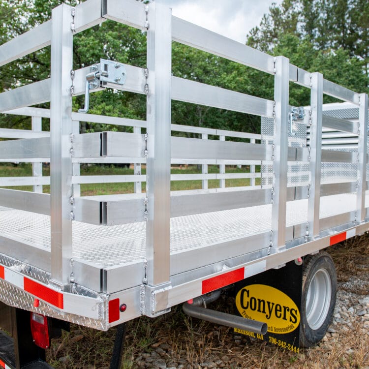 Stake body truck