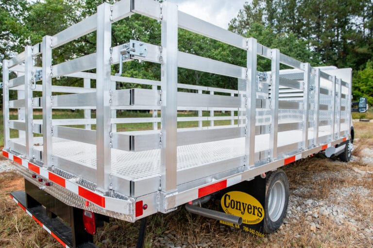 Stake body truck