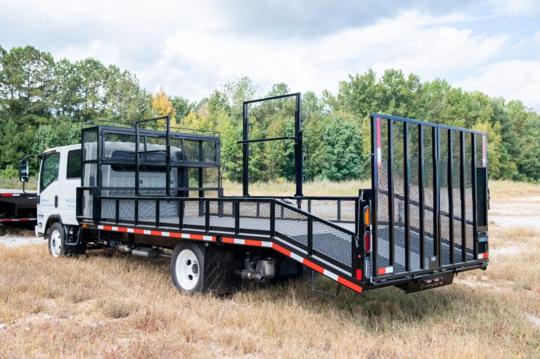 Lawncare truck bed