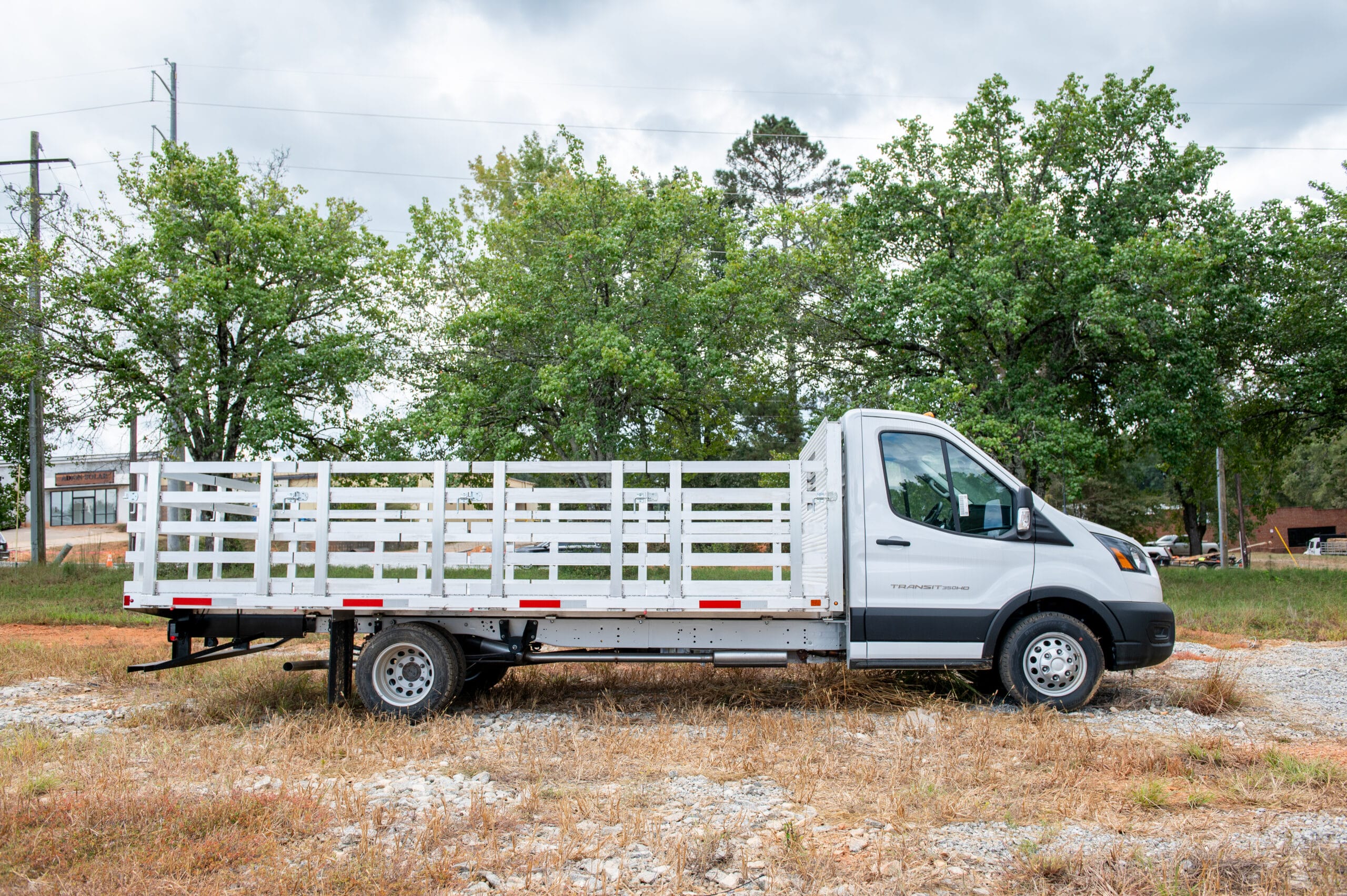 Stake body truck